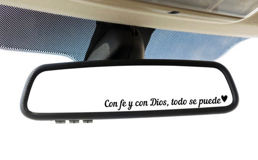 Con fe y con Dios, todo se puede♥ Sticker