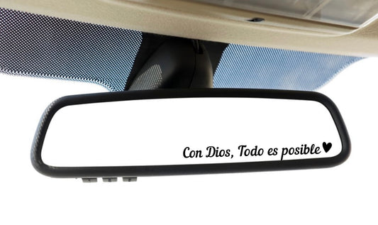 Con Dios, Todo es posible Sticker